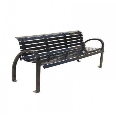 anti rust outdoor metal leg garden two bench