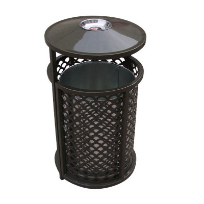 outdoor steel waste recycling bin patio furniture litter bins